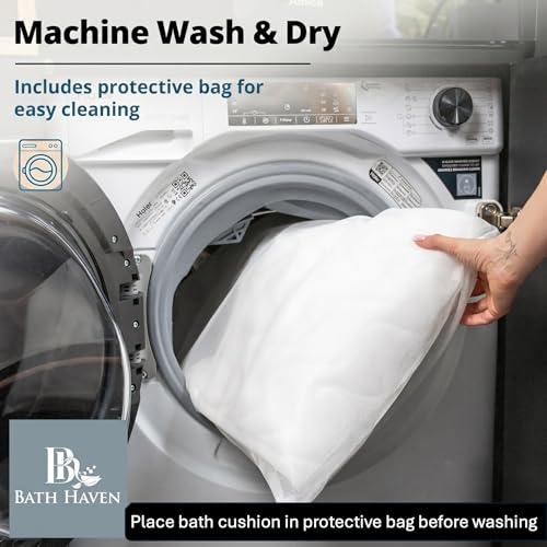Bath Haven Luxury Bath Pillow with 3D Mesh Head Neck Support