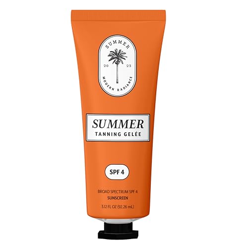 Summer Gel?e Tanning Gel ? SPF 4 Luxe Bronzing Accelerator ? Hydrating & Silky Gel for a Deep, Radiant Tan ? Non-Greasy, Fast-Absorbing Formula ? 3.12 FL OZ ? Made in USA