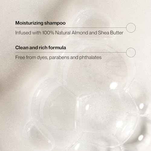 Suave Almond Shea Butter Moisturizing Shampoo 2-Size Bundle, Clarifies & Replenishes Dry, Damaged Hair