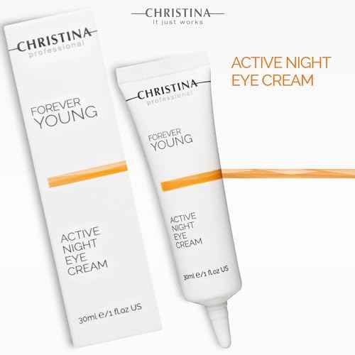 -CHRISTINA- Forever Young Active Eye Night Cream with Retinol | Avocado Oil Eye Cream | Rejuvenates, Moisturizes, and Nourishes the Skin 30ml