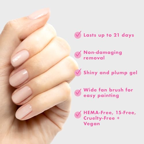 Olive & June HEMA-Free Gel Nail Polish - CCT Sheer Pink, 21-Day Wear
