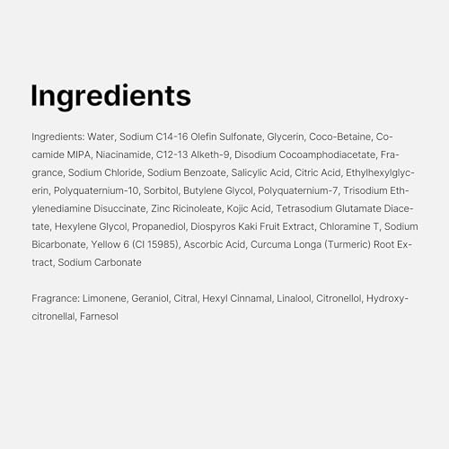 medicube Kojic Acid Turmeric Body Wash | Brightening Shower Gel 13.5oz