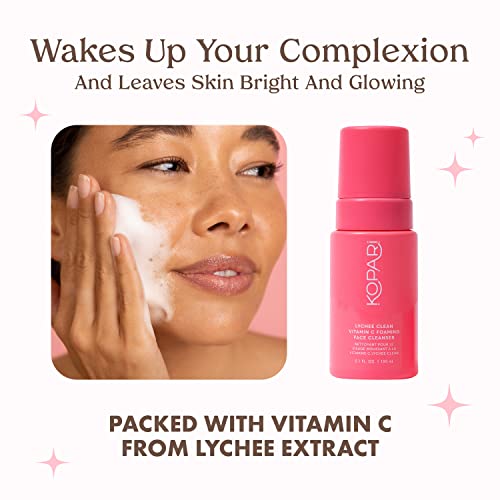 Kopari Lychee Clean Vitamin C Foaming Face Cleanser