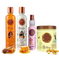 RUUFE Royal Jelly Shampoo & Hair Care Set - 4 Pack (400ml, 120ml)