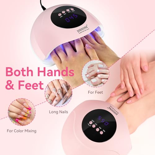 JODSONE Quick U V LED Nail Lamp with 4 Timer Settings Auto Sensor