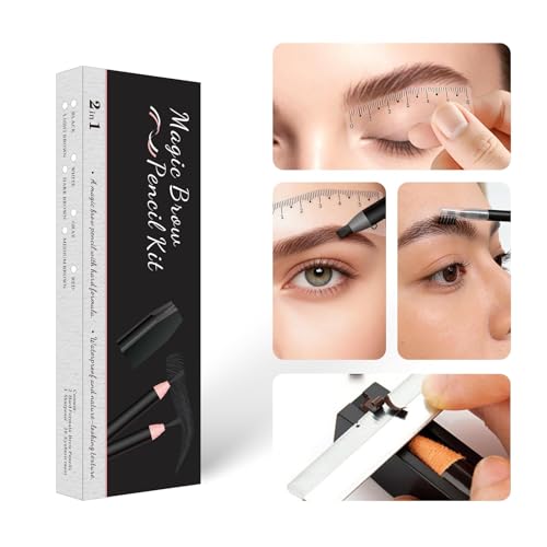 Eyebrow Mapping Kit with Stencils, Pencils & Blades