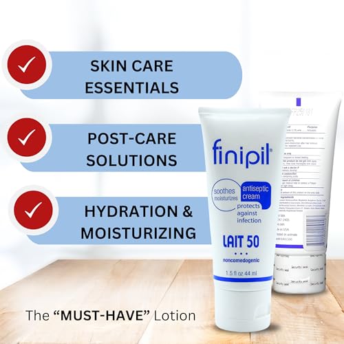 Lait 50 Antiseptic Cream ? Post Hair Removal & Ingrown Hair Treatment, Cools & Soothes Skin, 1.5 Ounce
