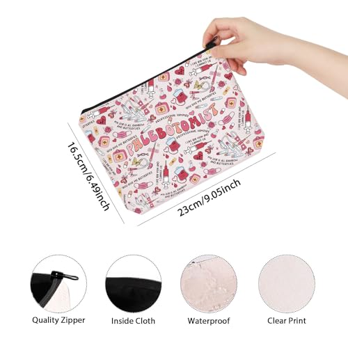 TSOTMO Phlebotomist Nurse Appreciation Tote Bag - Phlebotomy Technician Gift (Phlebotomist Bag)