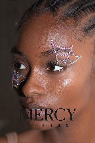 Crystal Spiderweb Face Jewel - Festival & Halloween Makeup Gem