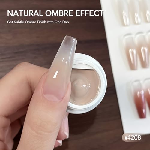 Ombre Gel Nail Polish Kit - 9 Colors UV LED Soak Off