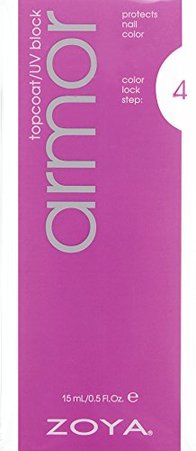 ZOYA Armor Top Coat Clear, 0.5 Fl Oz