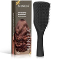 SHINLEA Wave-Shaped Detangler Hair Brush for Wet & Dry Hair