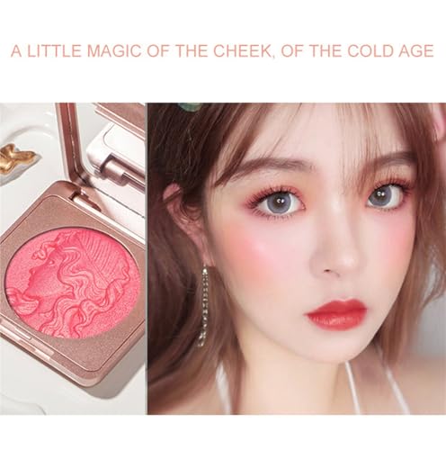 Embossed Powder Blush Palette - Pink Natural Flush Makeup