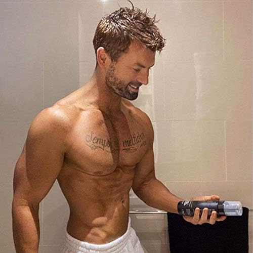 MAN TAN Sunless Tanner Back Applicator | AMINOTAN Best Clear Self Tan Mousse For Men. Works With Hair + Sweat Proof
