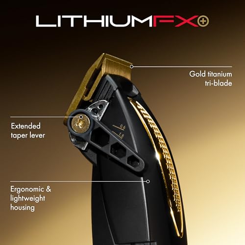BaBylissPRO Lithium FX+ Ergonomic Hair Clippers for Men
