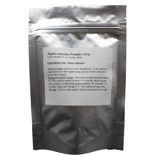 Alpha Arbutin Powder 99% Pure Skin Lightening 25g