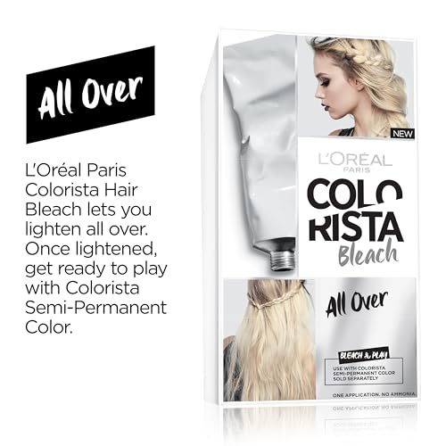 Hair Bleach Kit for All Over Blonde Hair - Includes Purple Conditioner - 1 Count