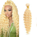 613 Blonde Human Hair Bundle 22" Deep Wave 50g