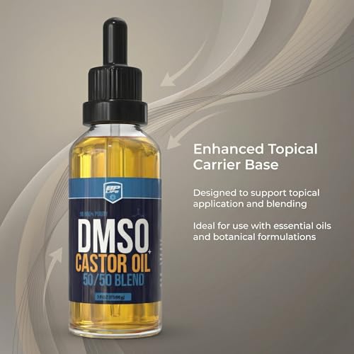 DMSO & Castor Oil Topical Blend - 2oz Natural Skin & Hair Care