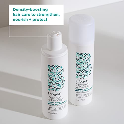 Briogeo Destined For Density Caffeine + Biotin Peptide Density Shampoo, Increases Hair Thickness and Volume for Fine or Thinning Hair, Vegan, Cruelty-Free