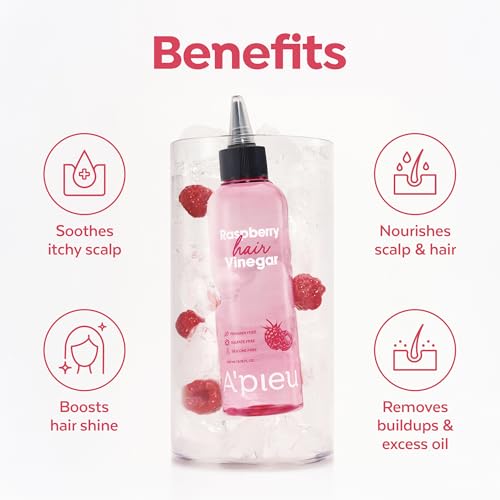 A'PIEU Raspberry Hair Vinegar Rinse - Scalp Cleanser 6.76oz