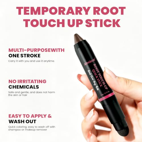Root Touch Up Stick for Gray Roots & Thinning Hair - Medium Brown