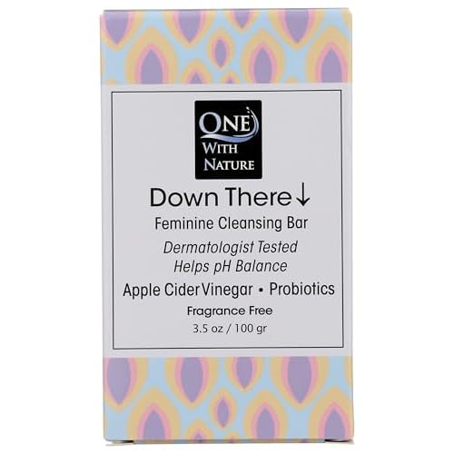One With Nature Fragrance Free Feminine Cleansing Bar, 3.5 OZ