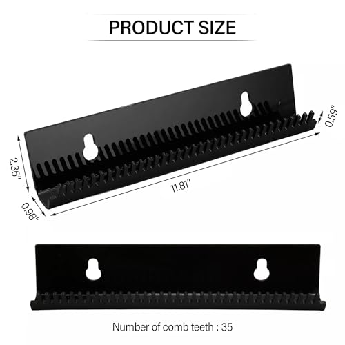 Black Hair Extension Holder Rack with Suction Cups for Wefts & Clips - AIHOPESTO