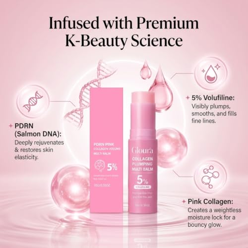 Pink Collagen Multi-Use Balm Stick | Hydrating Face & Lip Moisturizer