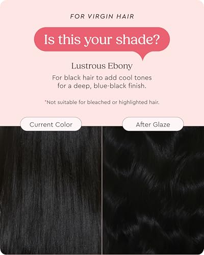 Glaze Supergloss Lustrous Ebony Semi-Permanent Hair Gloss 6.4oz
