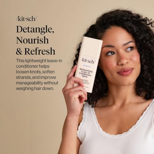 Kitsch Argan Milk Leave-In Conditioner & Detangler Spray - 6.3 oz