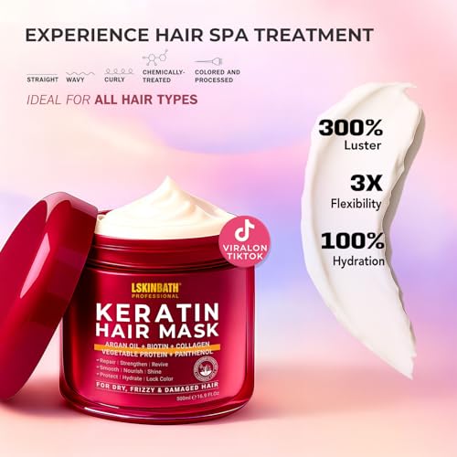 Keratin & Collagen Hair Mask for Damaged Hair - 500ml