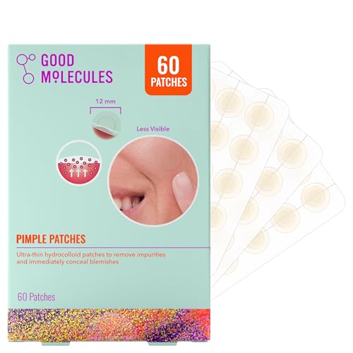 Good Molecules Hydrocolloid Pimple Patches, 60 Count