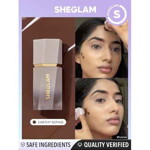 SHEGLAM Sun Sculpt Cool Toned Liquid Contour Stick Long Lasting Cream Bronzer Makeup - Earthy Sepia