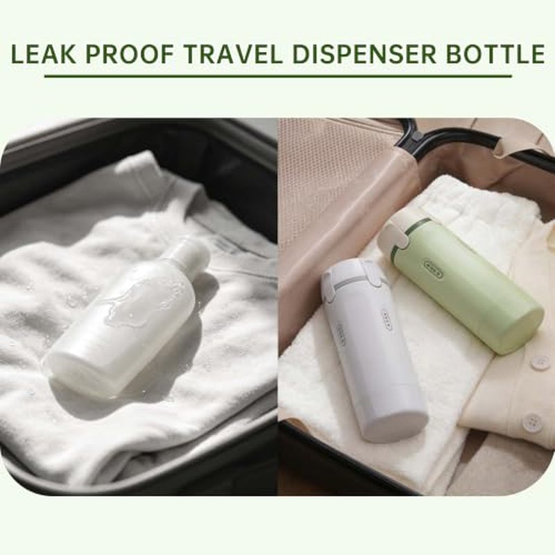 4-Pack 30ML Travel Pump Bottles, TSA Approved Leak-Proof