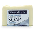 Silver Miracles - Extra Strength Colloidal Silver Soap - All Natural Nano Silver Face and Body Cleanser - Unscented - 6.5 ounces