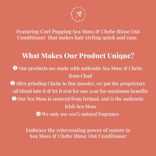 NaturAll Sea Moss & Chebe Anti-Frizz Conditioner 8.5oz