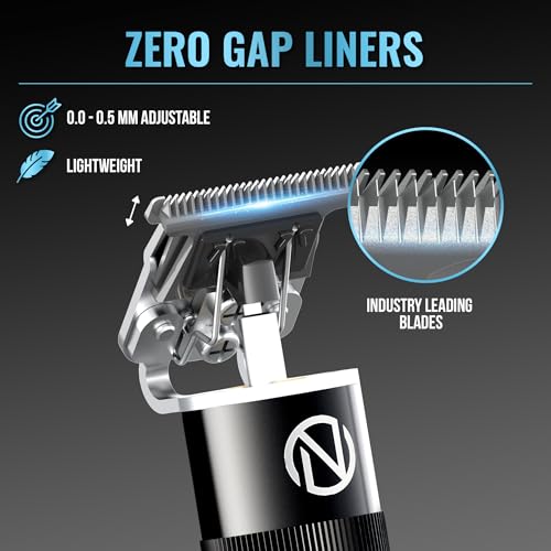 NOVAH Professional Cordless Hair Clippers for Men - 23-Piece Barber Kit