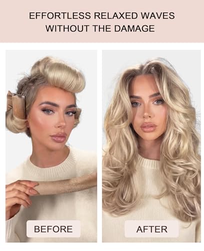 Velvet Heatless Hair Curler Set - Overnight Flexi Rods for Blowout Curls