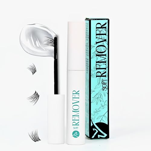 Gazelle Softouch Eyelash Glue Remover, Plant-Based EyesCluster Lash Remover for Individual False Lashes - Safe for Sensitive Bond and Wispys, 2x More Effective, Gentle Non-irritating