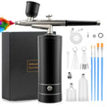 Melous Airbrush Kit with Compressor - Dual Action Spray Gun