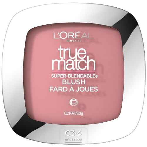L'Oreal Paris True Match Super-Blendable Powder Blush, Tender Rose, 0.21 Oz (Packaging May Vary)