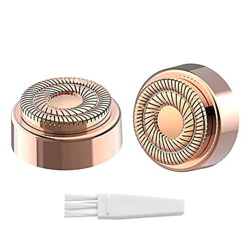 Facial Hair Remover for Women with 2 Replacement Heads - Gold