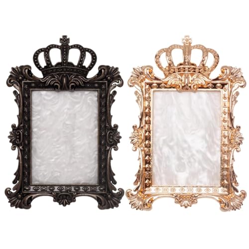 Resin Nail Art Palette Set - Crown Design, 3 Pack