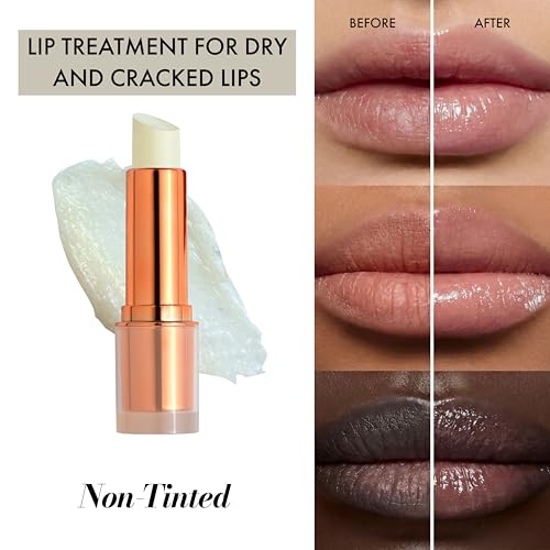 Lip Balm ? Hydrating Lip Repair with Cold-Pressed Oils, 10% Squalane, Vitamin E & Ceramides ? Moisturizing Lip Butter for Dry Cracked Lips ? Clean, Non-Toxic Lips Care for Women ? 004 NT