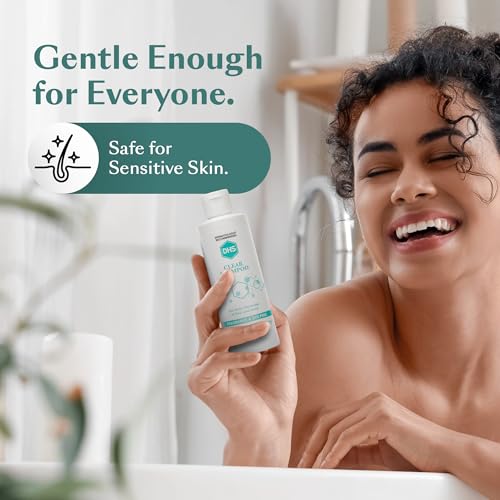 DHS Clear Shampoo for Sensitive Skin - Unscented, Paraben & Dye-Free, 8oz