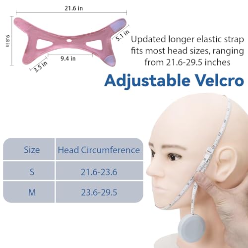 Anti-Snoring Chin Strap for Sleep & CPAP, Adjustable