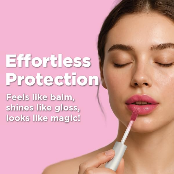 pH-Activated Shimmer Lip Gloss - Rosy Quartz, High-Shine