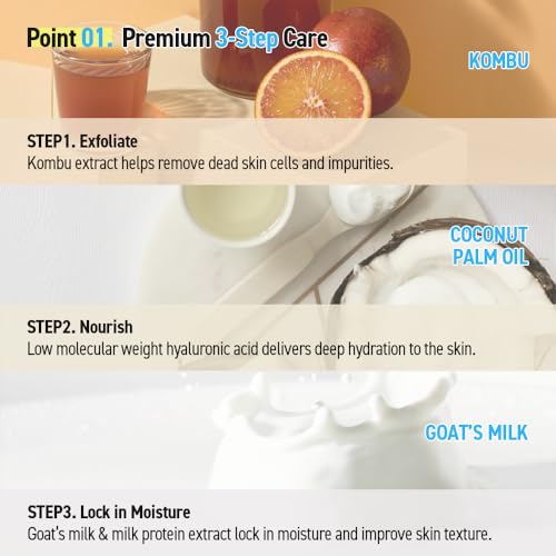 Moisturizing Hand Mask Gloves for Dry, Cracked Hands ? Deep Hydrating Spa Treatment with Goat Milk, Kombucha & Collagen ? 10 Pairs