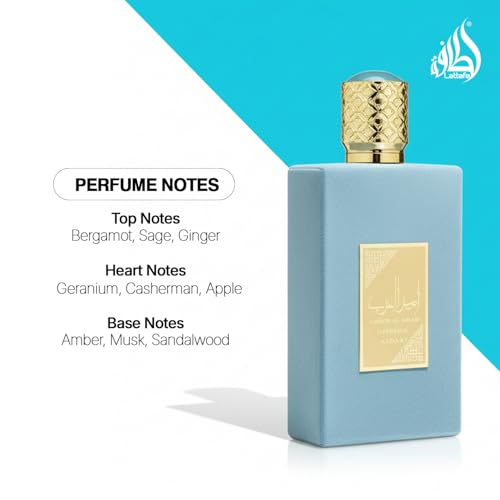 Lattafa Asdaaf Ameer Al Arab Imperium Unisex Eau de Parfum 3.4 Fl Oz Spicy Variant